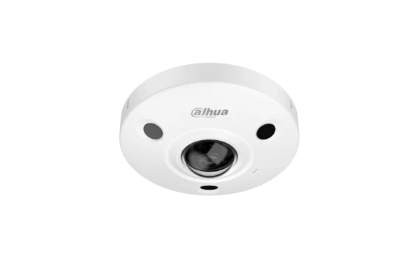 Dahua IPC-EBW81230 Ultra 4K HD 12MP buiten panoramische fisheye dome camera met microfoon, IR nachtzicht en SD slot