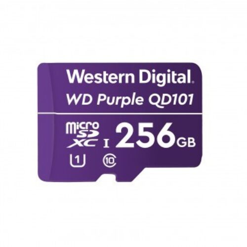 Western Digital WDD256G1P0C WD Purple 256GB microSD geheugenkaart voor bewakingscamera’s