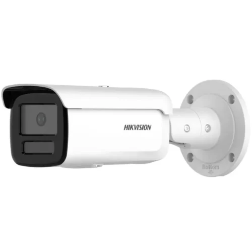 Hikvision DS-2CD2T47G2H-LI ColorVu 4MP Full HD bullet buiten camera met 2.8mm lens, wit LED nachtzicht, PoE, 130dB WDR en microSD opname