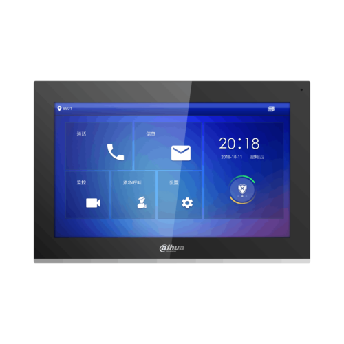 Dahua VTH5441G IP video intercom 10 inch touchscreen binnen monitor met PoE