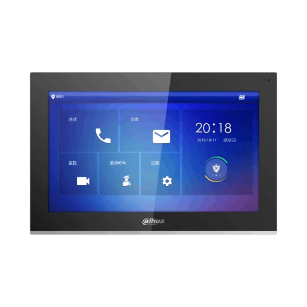 Dahua VTH5441G IP video intercom 10 inch touchscreen binnen monitor met PoE