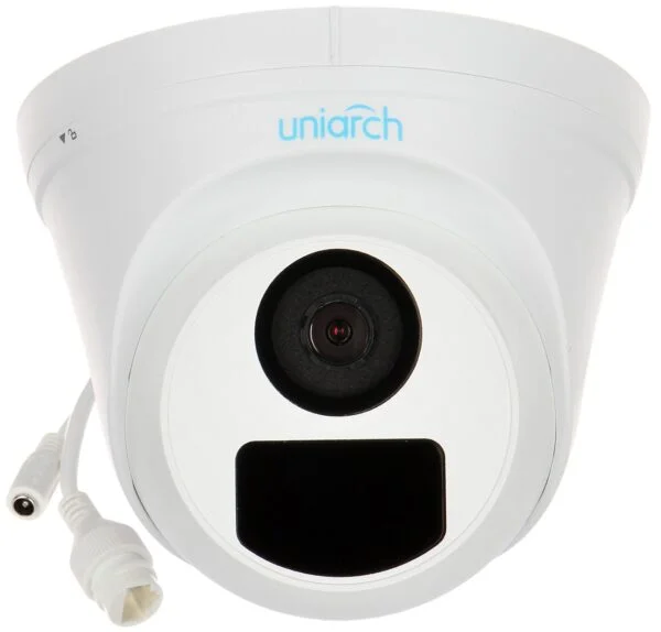 Uniarch IPC-T112-PF28 Full HD 2MP buiten turret camera met 30m Smart IR, WDR, PoE