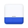 Hikvision DS-PS1-E-WE (BLUE) AX PRO draadloze buiten sirene met blauwe strobe
