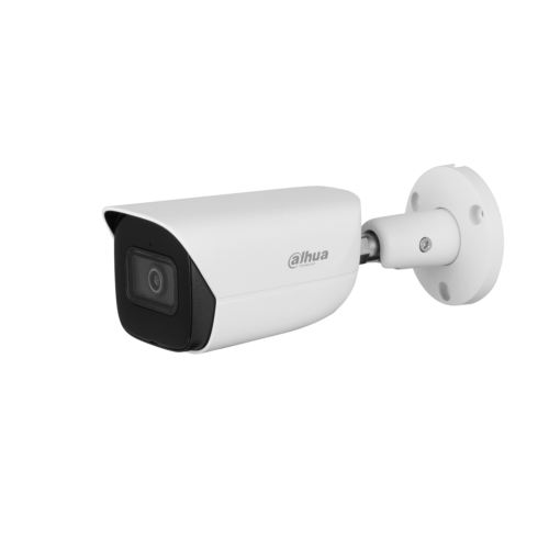Dahua IPC-HFW3841EP-S-S2 UltraHD 8MP Starlight WizSense Lite AI buiten bullet camera met 30m IR, ingebouwde microfoon, PoE en microSD