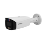 Dahua IPC-HFW3849T1-AS-PV-S4 UltraHD 4K WizSense 8MP Full-color TiOC Active Deterrence bullet camera met vaste 2.8 mm lens, 30 meter IR en wit LED, alarm, MicroSD en ingebouwde microfoon en speaker