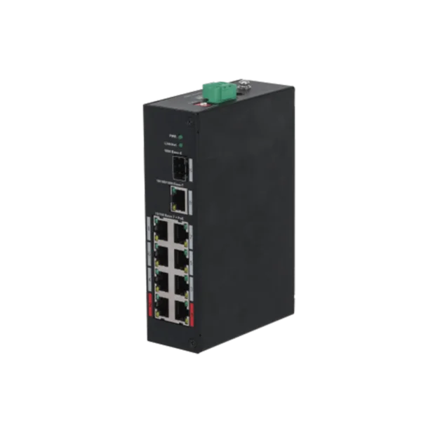 Dahua PFS3110-8ET-96-V2 802.3af/at Power over Ethernet switch met 8 poorten
