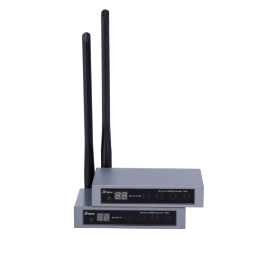 WL4 WIFI-HDMI-E100 draadloos HDMI zender en ontvanger over WiFi 2.4 en 5Ghz, 100 meter, 1080p Full HD