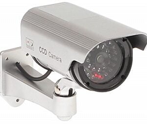 WL4 BDO-LED-S realistische dummy beveiligingscamera voor buiten met knipperende LED