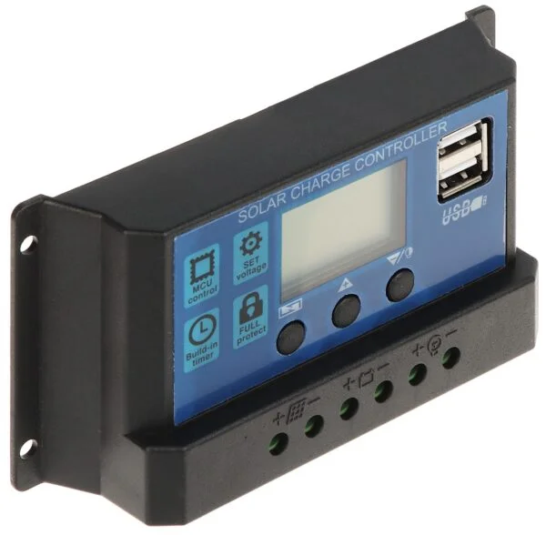 WL4 CC-PWM-30-USB PWM 30 Ah laad controller met USB en 12VDC uitgang voor zonnepaneel