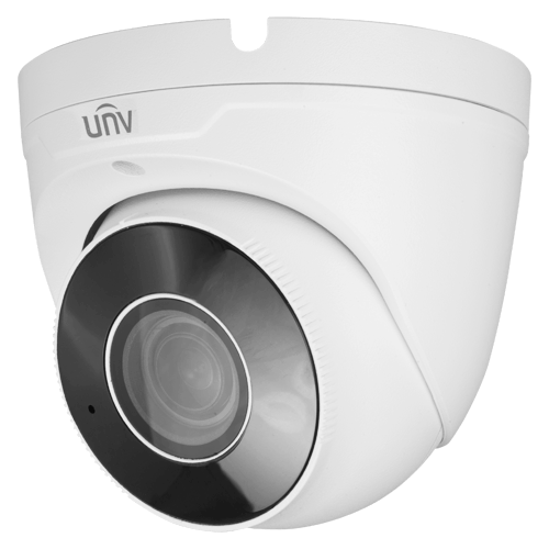 Uniview IPC3634ER3-DPZ28 Full HD 4MP mini buiten turret camera met 30m IR, 120dB WDR, PoE en varifocale lens