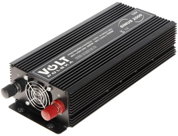 WL4 CONV-12-230-2000 omvormer van 12VDC naar 230VAC maximaal 2000 Watt met USB aansluiting