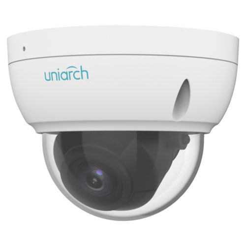Uniarch IPC-D314-APKZ Full HD 4MP buiten dome camera varifocale lens, 30m IR nachtzicht, microfoon, 120dB WDR, microSD, PoE