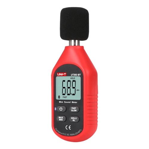 UNI-T UT353-BT geluid decibel meter met condensator microfoon, LCD display, Bluetooth met gratis smartphone app