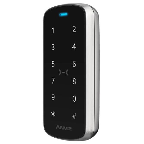 Anviz M3 Pro Bluetooth, Wi-Fi, TCP/IP vandaalbestendige keypad en RFID EM en Mifare kaartlezer met app voor buiten