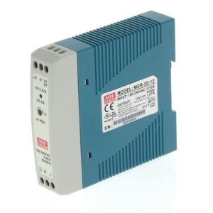 MW Power MDR-20-12 DIN rail 12VDC/1.67A 20Watt voeding