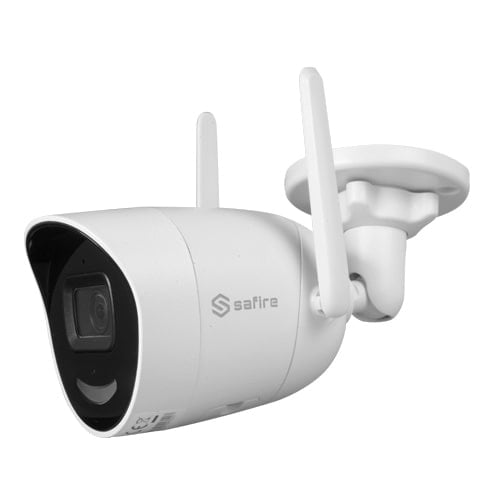 Safire SF-IPB025WHA-4PW Full HD 4MP WiFi buiten bullet camera met IR nachtzicht, 2-weg audio, WDR en microSD