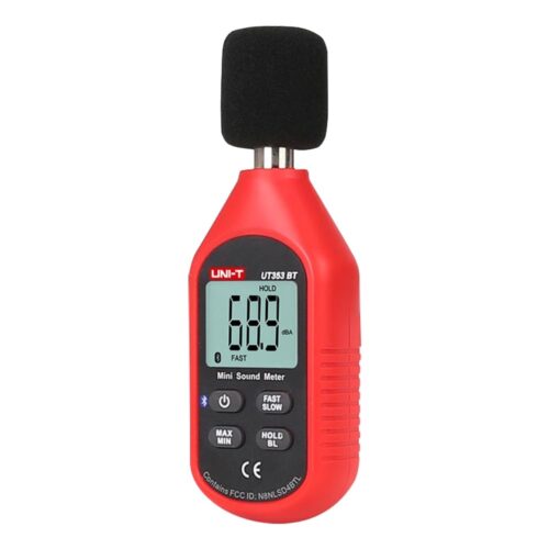 UNI-T UT353-BT geluid decibel meter met condensator microfoon, LCD display, Bluetooth met gratis smartphone app