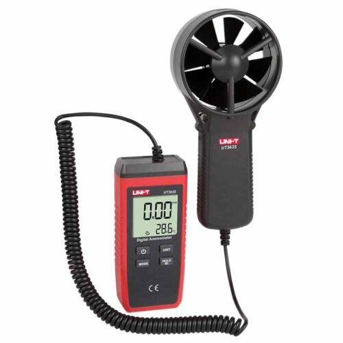 UNI-T UT363S professionele digitale anemometer windmeter voor windsnelheid en temperatuur met LCD display