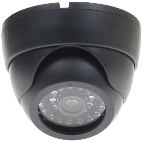 WL4 EDI-LED-B zwarte realistische dummy beveiligingscamera voor binnen met knipperende LED