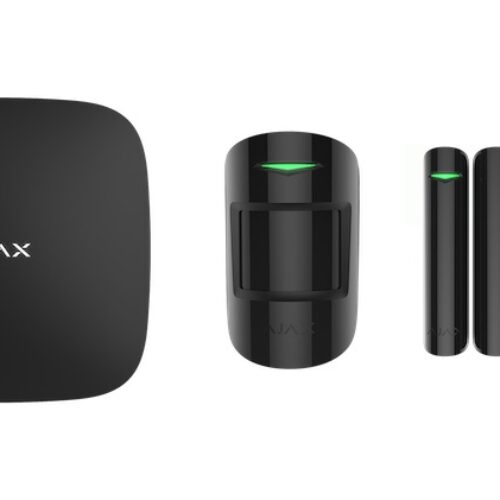 Ajax StarterKit Zwart met Hub, MotionProtect, DoorProtect en SpaceControl
