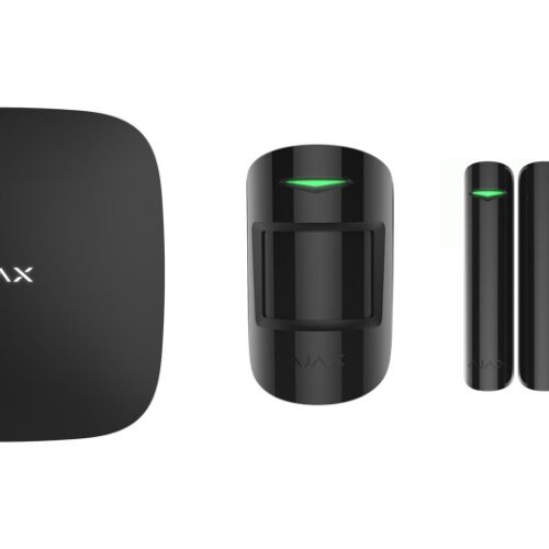 Ajax StarterKit PLUS Zwart met Hub PLUS, MotionProtect, DoorProtect en SpaceControl