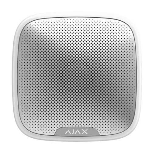 Ajax StreetSiren Wit draadloze buiten sirene met LED