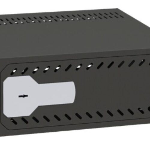 Ollé VR-190 kluis met sleutelslot voor video recorders voor montage in 19″ rack