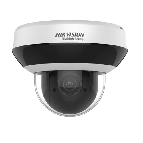Hikvision HWP-N2404IH-DE3 HiWatch Full HD 4MP mini buiten PTZ dome met 4x zoom, IR nachtzicht, PoE, 120dB WDR en SD slot