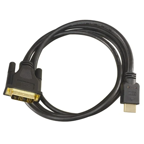 WL4 HDMI DVI verloopkabel 1,8 meter met 100% koperen kern en goud vergulde afgeschermde connectors