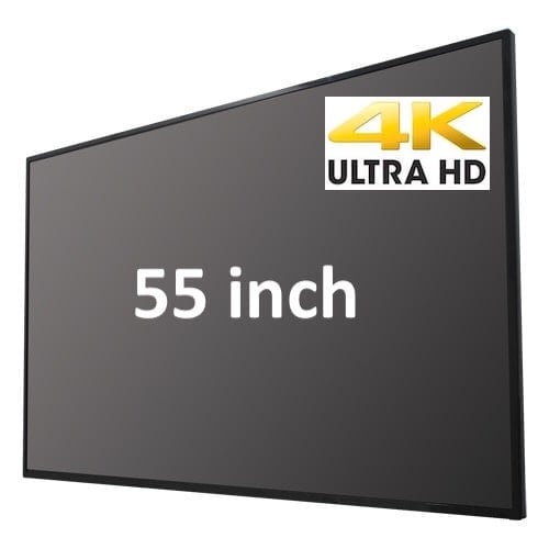 Safire SF-MNT55-4K 54.6 inch LED IPS UltraHD 4K CCTV bewakingsmonitor met 16:9 beeld, 2x HDMI, 2x USB en luidsprekers