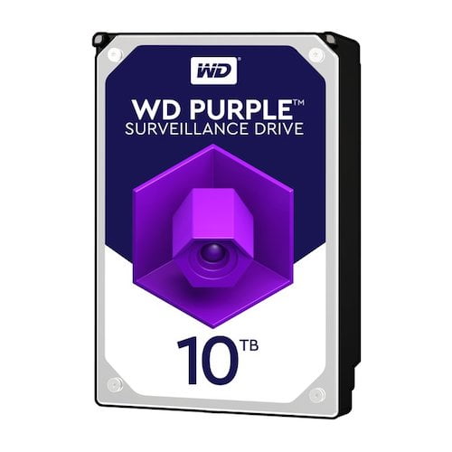 Western Digital WD100PURZ Purple 10TB surveillance hard drive