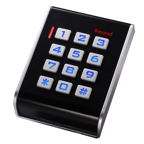 WL4 KPRO-3 stand alone toegangscontrole keypad, RFID kaartlezer, verlichting en geschikt voor binnen