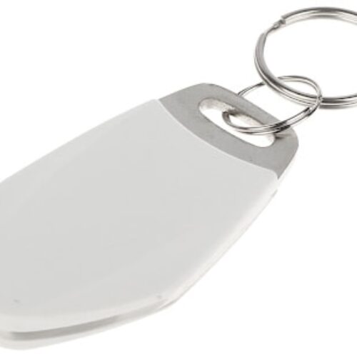 WL4 RFID luxe tag wit met metaal en serienummer en met key ring