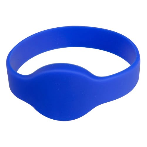 De WL4 RFID B-B is een blauw RFID siliconen armband die zeer geschikt zijn voor gebruik van toegangscontrole met een RFID lezer. De armbanden zijn gemaakt van siliconen materiaal en zijn daardoor zeer geschikt voor vochtige omstandigheden. De armbanden worden veelal gebruikt in zwembaden, campings, festivals, fitness of in de zorg. Door gebruik van de armband is het in de zorg ideaal dat er eventuele handschoenen de deurknop niet aanraken.  Belangrijkste kenmerken Frequentie 125 KHz RFID Blauw 10 stuks WL4 RFID B-B siliconen armband blauw (10 stuks)