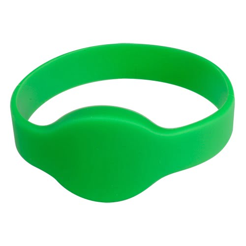 WL4 RFID B-G siliconen armband groen (10 stuks)