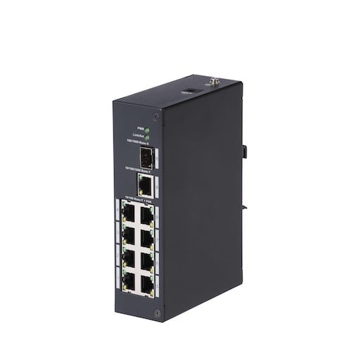 X-Security XS-SW1008POE-96-DIN 802.3af/at High Power over Ethernet (PoE+) switch met 8 poorten