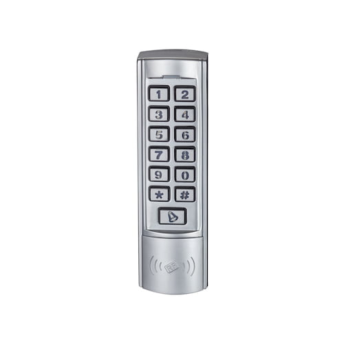 YLI YK-1268IC stand alone toegangscontrole keypad, Mifare kaartlezer, verlichting en deurbel geschikt voor buiten