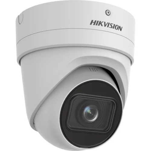 Hikvision DS-2CD2H46G2-IZS 2.8 4MP Full HD AcuSense Turret buiten camera met 2.8mm lens, IR nachtzicht, PoE, 120dB WDR en microSD opname