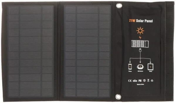 WL4 SP-M 21W 2.5A Opvouwbaar mobiel zonnepaneel met twee USB-A poorten