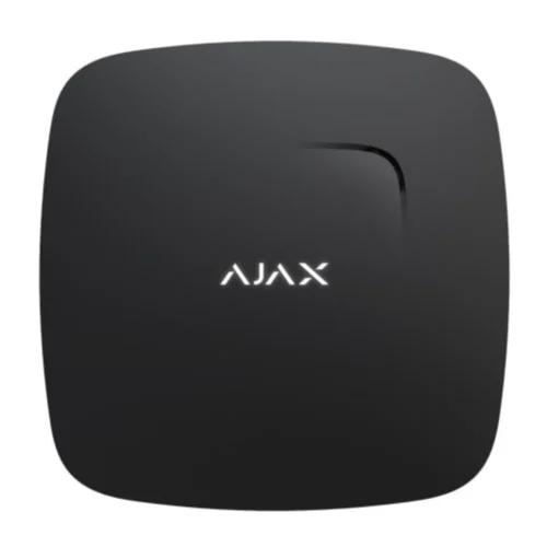 Ajax FireProtect 2 RB Zwart met hitte-, rook- en CO-sensors en vervangbare batterijen
