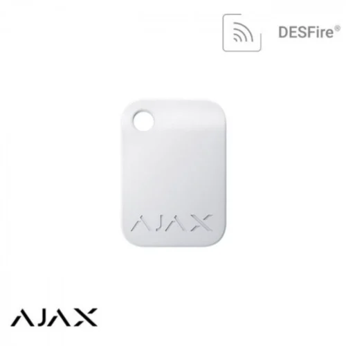 Ajax Sleuteltag Wit Mifare DESFire voor bedienpaneel, tien tags