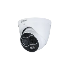 Dahua TPC-DF1241-B3F4-DW-S2 Hybrid thermische warmtebeeld en optische 4MP buiten AI Eyeball camera