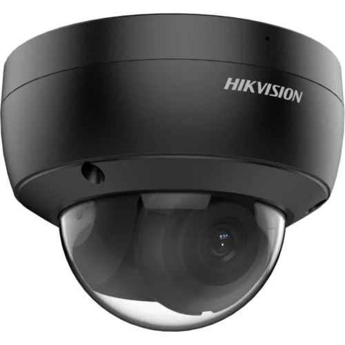 Hikvision DS-2CD2146G2-ISU-B 2.8 4MP Full HD AcuSense dome buiten camera met 2.8mm lens, IR nachtzicht, PoE, 120dB WDR, audio en microSD opname
