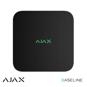 Ajax NVR Zwart 4K Ultra HD 100Mbps, Netwerk Video Recorder met ingebouwde voeding