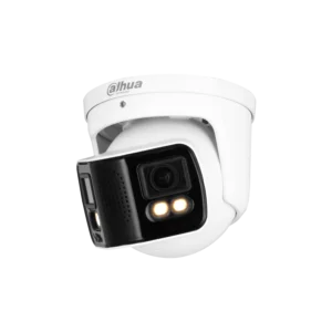 Dahua IPC-PDW5849P-A180-E2-ASTE Full-color 2x 4MP Starlight WizMind buiten 180 graden eyeball camera met 40m IR, dual lens, microfoon, (e)PoE, microSD