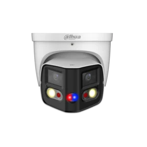 Dahua PDW3849P-A180-AS-PV Full-color 2x 4MP TiOC WizSense buiten 180 graden eyeball camera met 40m IR, dual lens, microfoon en speaker, (e)PoE, microSD