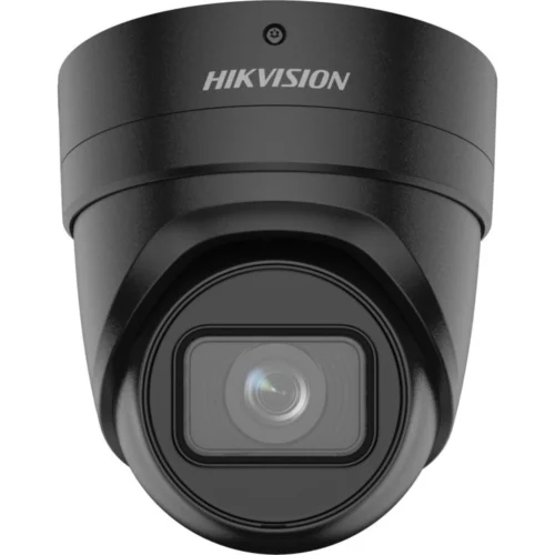 Hikvision DS-2CD2H46G2-IZS-B 2.8 4MP Full HD AcuSense Turret buiten camera met 2.8mm lens, IR nachtzicht, PoE, 120dB WDR en microSD opname