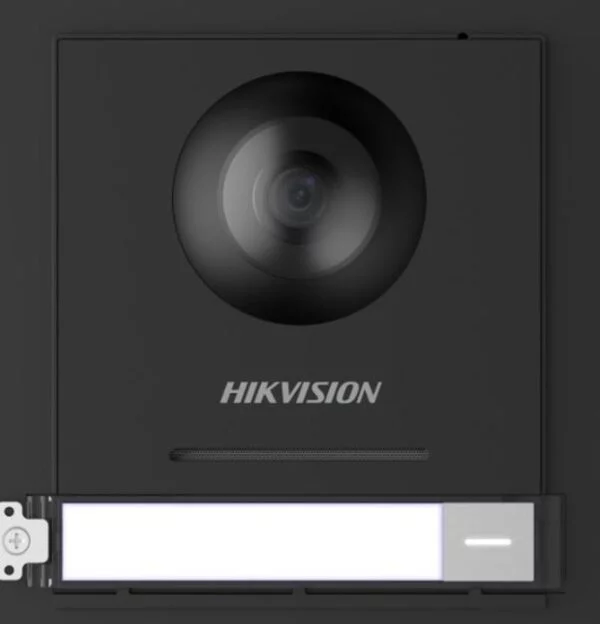 Hikvision DS-KD8003-IME1 IP video intercom buiten station camera module, 2MP Full HD 180 graden, IR nachtzicht, PoE