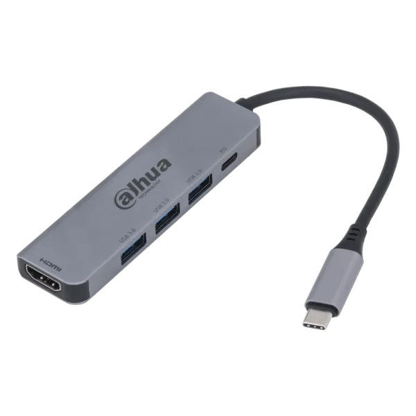 Dahua TC35 universele USB-C adapter met HDMI, USB en USB-C aansluitingen