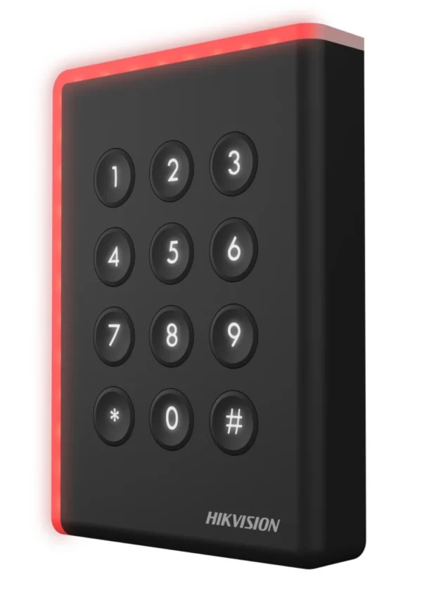 Hikvision DS-K1108AEK codepaneel / keypad en RFID kaart lezer voor binnen en buiten